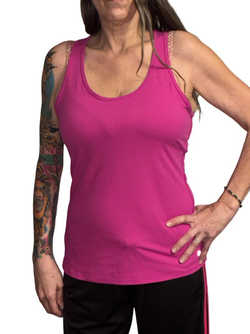 Sz.M*RBX*Hot Pink Racerback Workout Tank Top